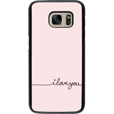 Coque Samsung Galaxy S7 - Valentine 2023 i love you writing