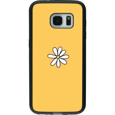 Coque Samsung Galaxy S7 - Silicone rigide noir Easter 2023 daisy