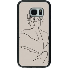 Coque Samsung Galaxy S7 - Silicone rigide noir Salnikova 05