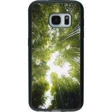 Coque Samsung Galaxy S7 - Silicone rigide noir Spring 23 forest blue sky