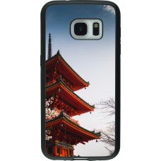 Coque Samsung Galaxy S7 - Silicone rigide noir Spring 23 Japan