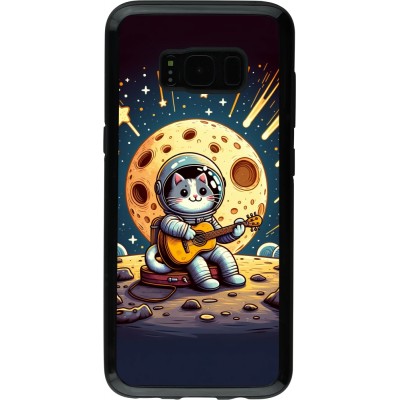 Coque Samsung Galaxy S8 - Hybrid Armor noir AstroCat RockLune