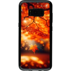 Coque Samsung Galaxy S8 - Hybrid Armor noir Automne Magique Orange