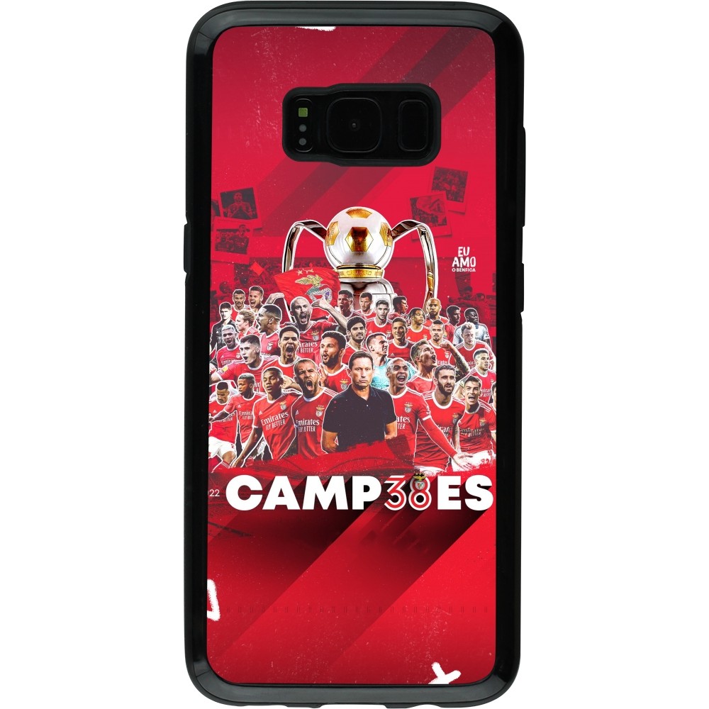 Coque Samsung Galaxy S8 - Hybrid Armor noir Benfica Campeoes 2023