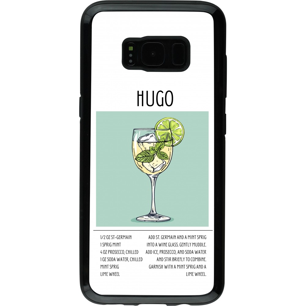 Coque Samsung Galaxy S8 - Hybrid Armor noir Cocktail recette Hugo