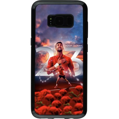 Coque Samsung Galaxy S8 - Hybrid Armor noir Djokovic 23 Grand Slam