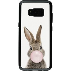 Coque Samsung Galaxy S8 - Hybrid Armor noir Easter 2023 bubble gum bunny