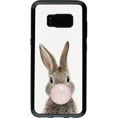 Coque Samsung Galaxy S8 - Hybrid Armor noir Easter 2023 bubble gum bunny