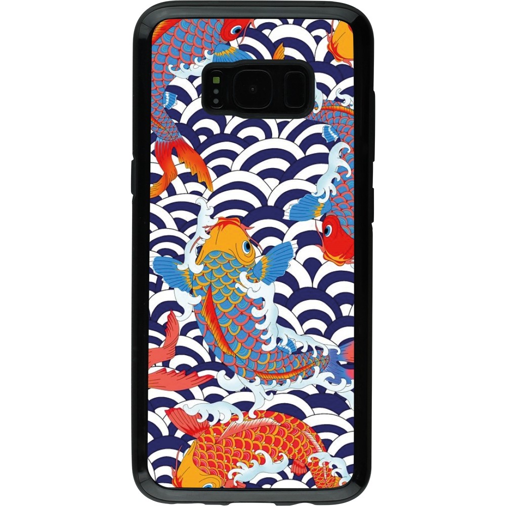 Coque Samsung Galaxy S8 - Hybrid Armor noir Easter 2023 japanese fish