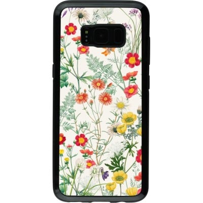 Coque Samsung Galaxy S8 - Hybrid Armor noir Flora Botanical Wildlife