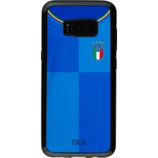 Samsung Galaxy S8 Case Hülle - Hybrid Armor schwarz Italien 2022 personalisierbares Fußballtrikot