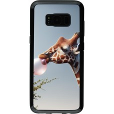 Coque Samsung Galaxy S8 - Hybrid Armor noir Girafe à bulle