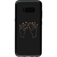 Coque Samsung Galaxy S8 - Hybrid Armor noir Grey magic hands