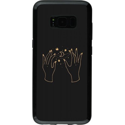 Coque Samsung Galaxy S8 - Hybrid Armor noir Grey magic hands