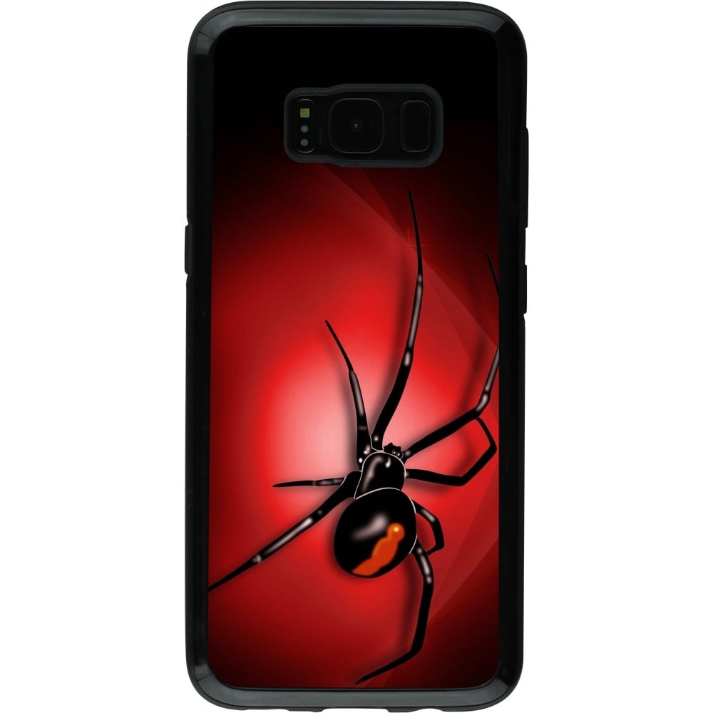 Coque Samsung Galaxy S8 - Hybrid Armor noir Halloween 2023 spider black widow