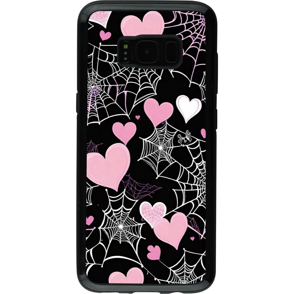 Coque Samsung Galaxy S8 - Hybrid Armor noir Halloween 2024 girly