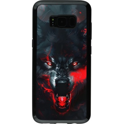 Coque Samsung Galaxy S8 - Hybrid Armor noir Halloween 2024 mad werewolf