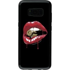 Coque Samsung Galaxy S8 - Hybrid Armor noir Lips bullet