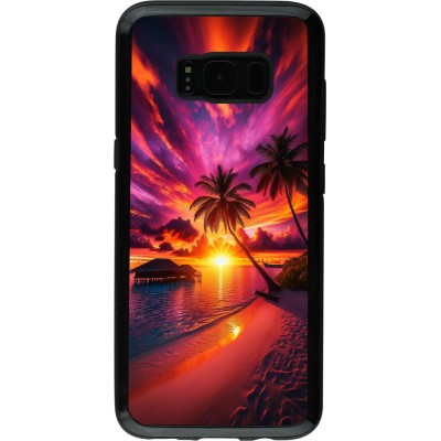 Coque Samsung Galaxy S8 - Hybrid Armor noir Maldives Dusk Bliss