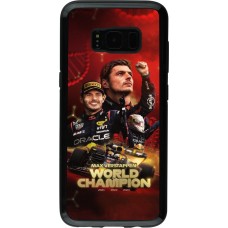 Coque Samsung Galaxy S8 - Hybrid Armor noir Max Verstappen Champion 2023