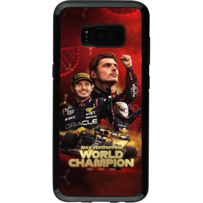 Coque Samsung Galaxy S8 - Hybrid Armor noir Max Verstappen Champion 2023