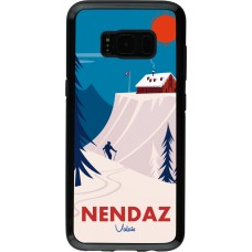 Coque Samsung Galaxy S8 - Hybrid Armor noir Nendaz Cabane Ski