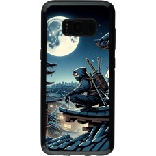 Coque Samsung Galaxy S8 - Hybrid Armor noir Ninja sous la lune