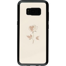 Coque Samsung Galaxy S8 - Hybrid Armor noir Sable Rose Minimaliste