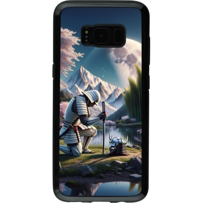 Coque Samsung Galaxy S8 - Hybrid Armor noir Samurai Katana Lune