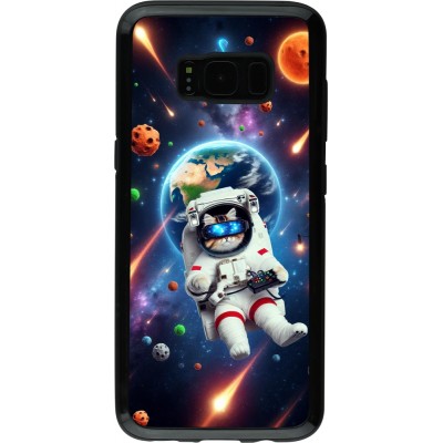 Coque Samsung Galaxy S8 - Hybrid Armor noir VR SpaceCat Odyssey