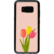 Coque Samsung Galaxy S8 - Hybrid Armor noir Spring 23 tulip trio