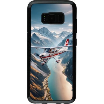 Coque Samsung Galaxy S8 - Hybrid Armor noir Vol Alpin Suisse