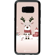 Coque Samsung Galaxy S8 - Hybrid Armor noir Noël 2023 Choupinette Renne