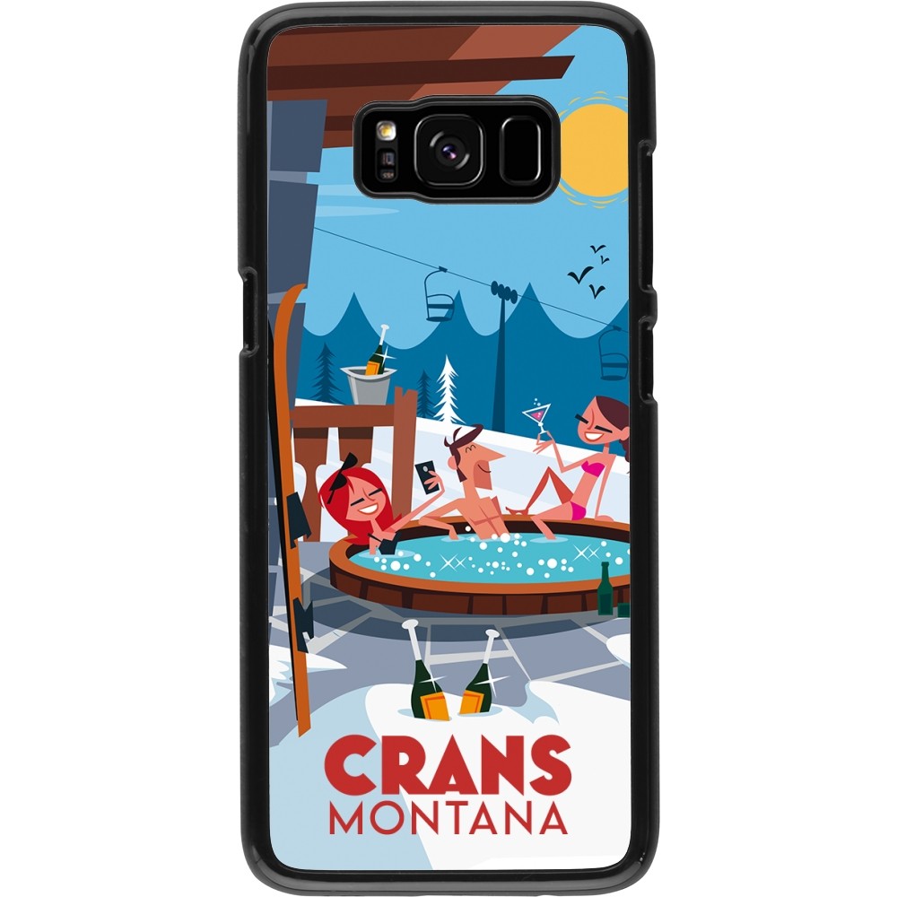 Samsung Galaxy S8 Case Hülle - Crans-Montana Mountain Jacuzzi