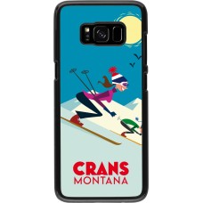 Samsung Galaxy S8 Case Hülle - Crans-Montana Ski Downhill