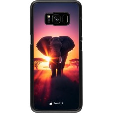 Coque Samsung Galaxy S8 - Elephant Sunrise Beauty