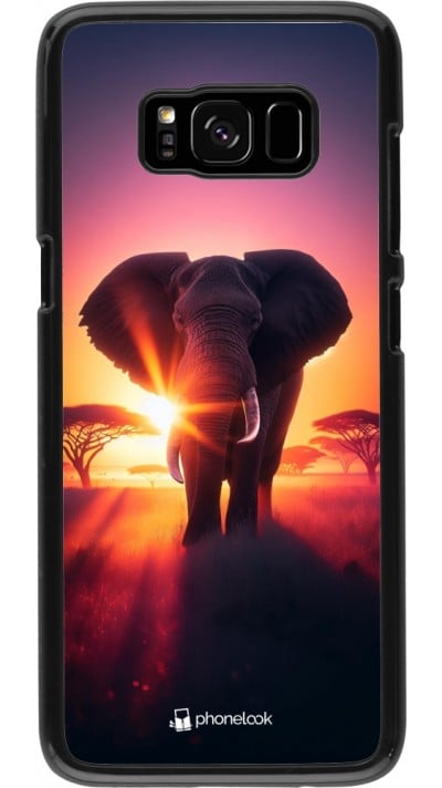 Coque Samsung Galaxy S8 - Elephant Sunrise Beauty