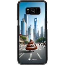 Samsung Galaxy S8 Case Hülle - Kackhaufen Emoji Spaziergang