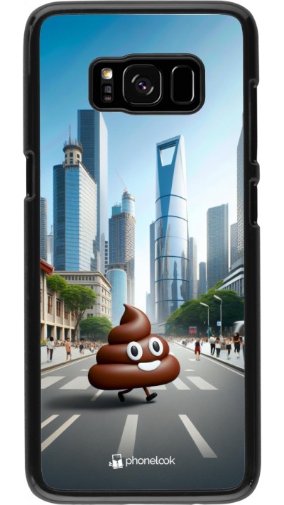 Coque Samsung Galaxy S8 - Emoji Caca walk