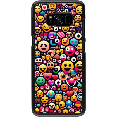 Coque Samsung Galaxy S8 - Emoji Mix Color