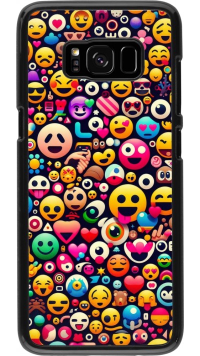 Coque Samsung Galaxy S8 - Emoji Mix Color