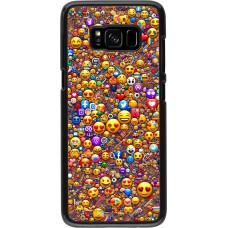 Samsung Galaxy S8 Case Hülle - Emoji gemischt