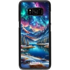 Coque Samsung Galaxy S8 - Fantasy Mountain Lake Sky Stars