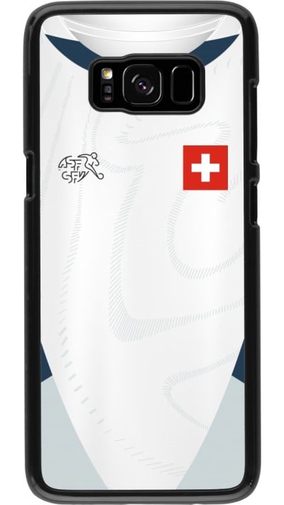 Samsung Galaxy S8 Case Hülle - Schweiz Away personalisierbares Fussballtrikot