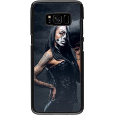 Samsung Galaxy S8 Case Hülle - Halloween 22 Tattooed Girl