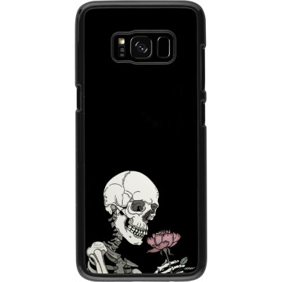 Coque Samsung Galaxy S8 - Halloween 2023 rose and skeleton