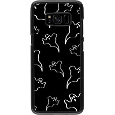 Coque Samsung Galaxy S8 - Halloween 2024 black and white ghosts