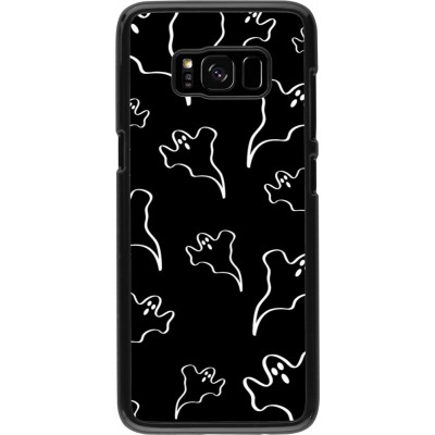 Coque Samsung Galaxy S8 - Halloween 2024 black and white ghosts