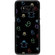 Samsung Galaxy S8 Case Hülle - Halloween 2024 colorful ghosts