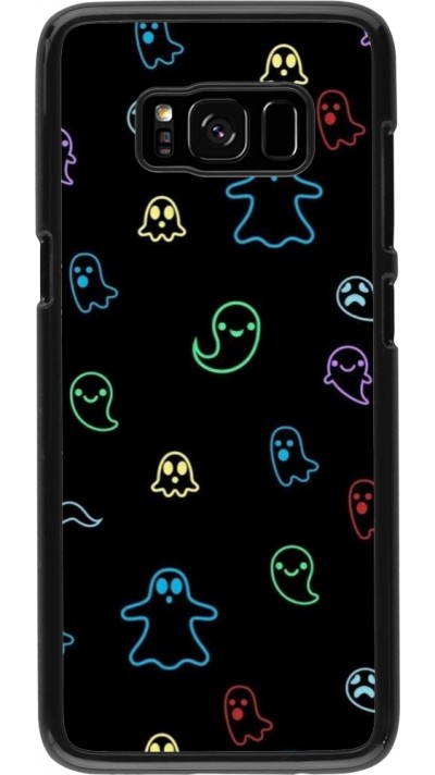 Coque Samsung Galaxy S8 - Halloween 2024 colorful ghosts